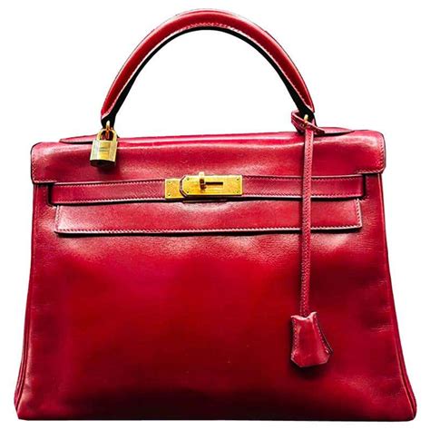 hermes bag kelly red|hermes kelly bag vintage.